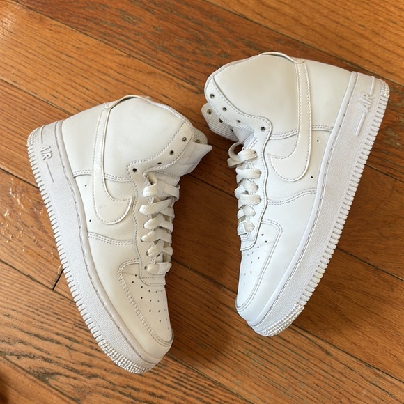 Nike Air Force white 3.5Y - Picture 8 of 10